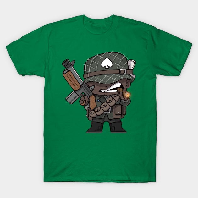 Tiny Hats WWII Assault Trooper T-Shirt by hiwez